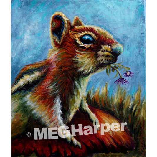 Custom Animal Painting_Squirrel_On the Lookout