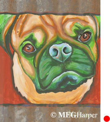 Custom Pet Portrait_Dog_Pugalicious