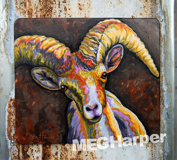 Custom Animal Painting_Ram_Stand Your Ground