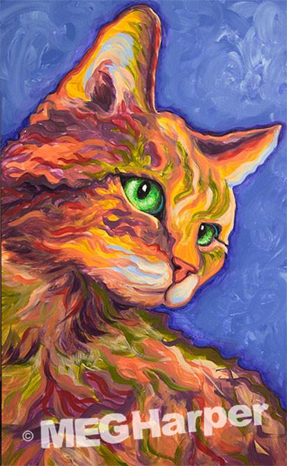 Custom Pet Portrait_Cat_Sweetness