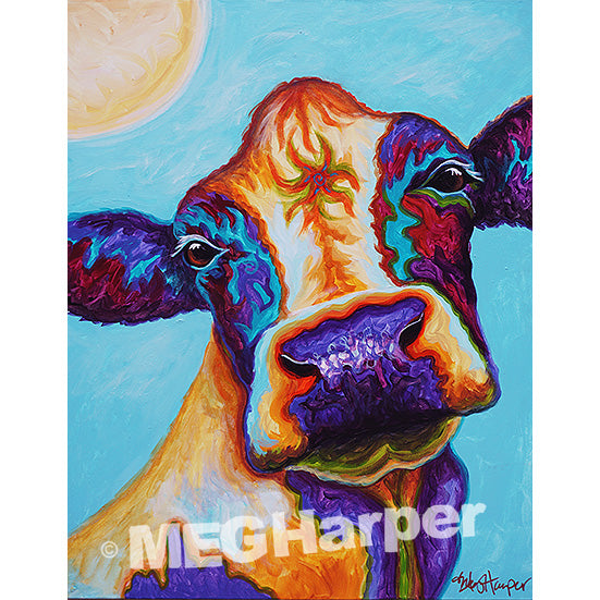 Custom Animal Painting_Cow_Utterly Fabulous