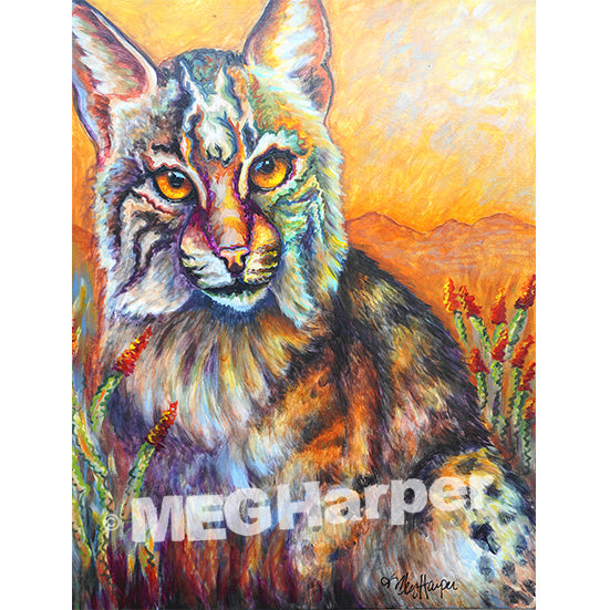 Custom Animal Painting_Bobcat_Undeniably IMprrrfect