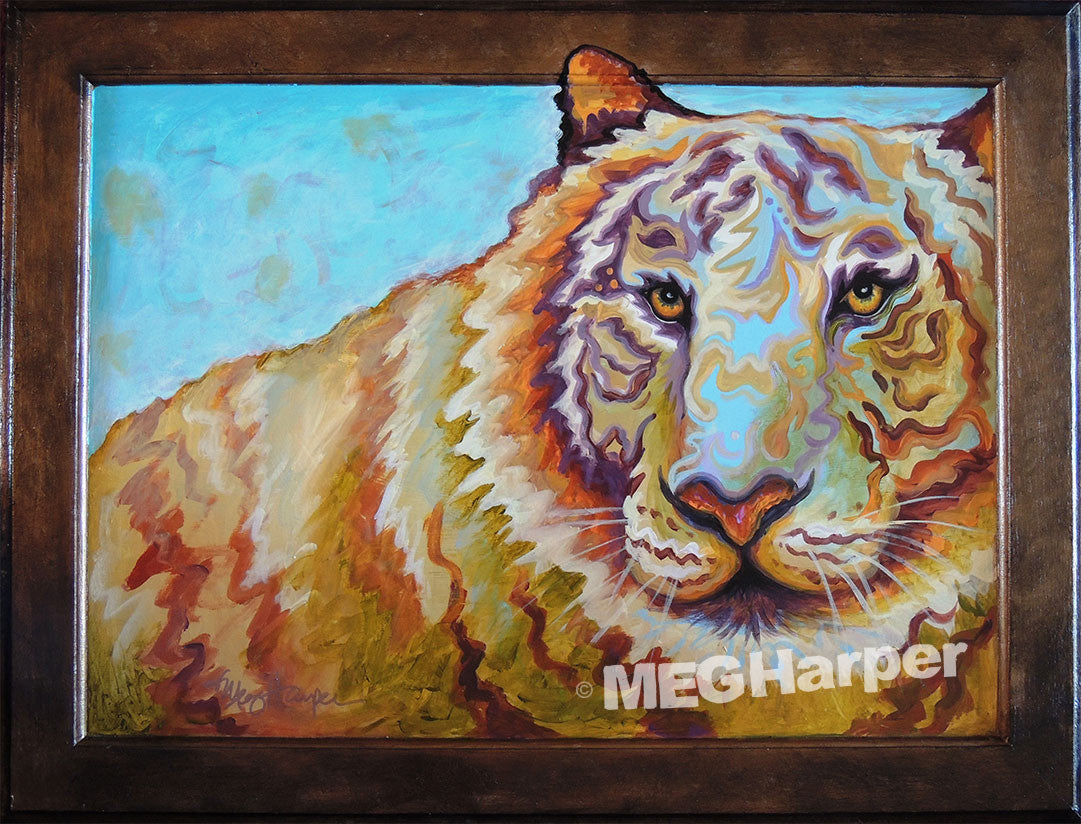 Custom Animal Painting_Tiger_Vanilla Symphony