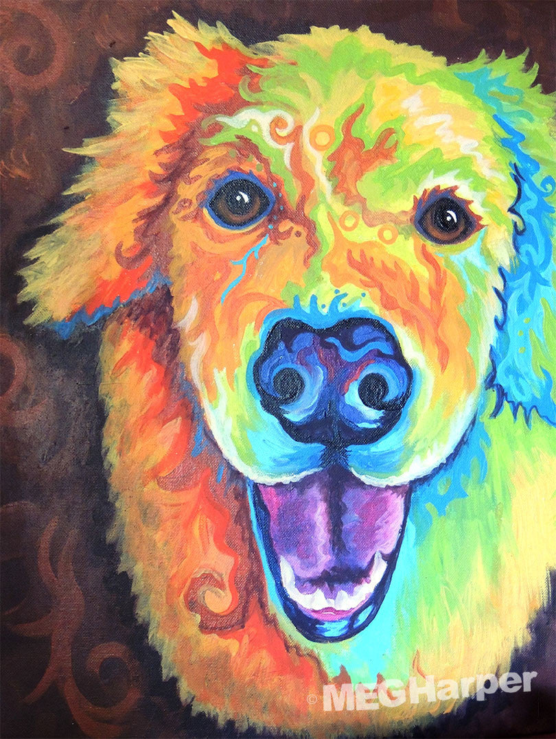 Custom Pet Portrait_Dog_Who Loves You