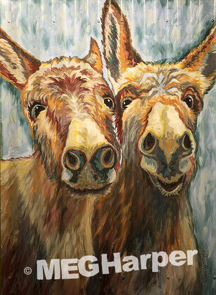 Custom Animal Painting_Donkey_Your Ass is Mine